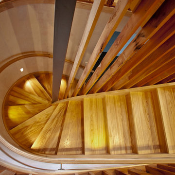 Two-level Curved Staircase