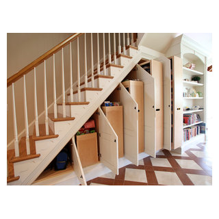 Under Stair Storage - Traditional - Staircase - Orange County - by Pacific  Coast Custom Design