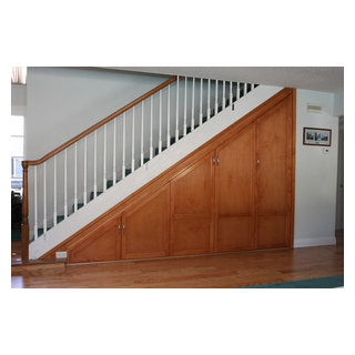 Under Stair Storage - Traditional - Staircase - Orange County - by Pacific  Coast Custom Design