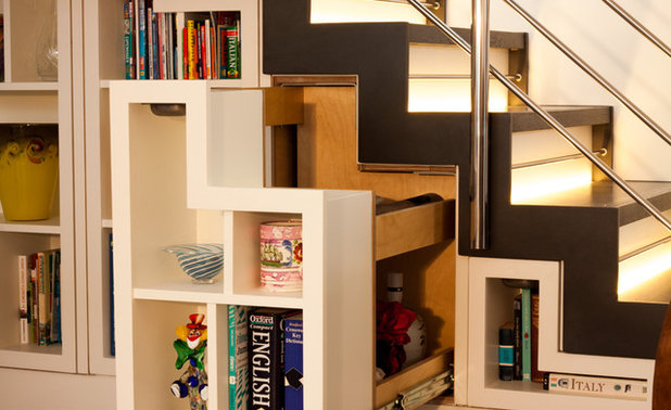Contemporary Staircase by Matthew McCrossan - Bespoke furniture & Storage
