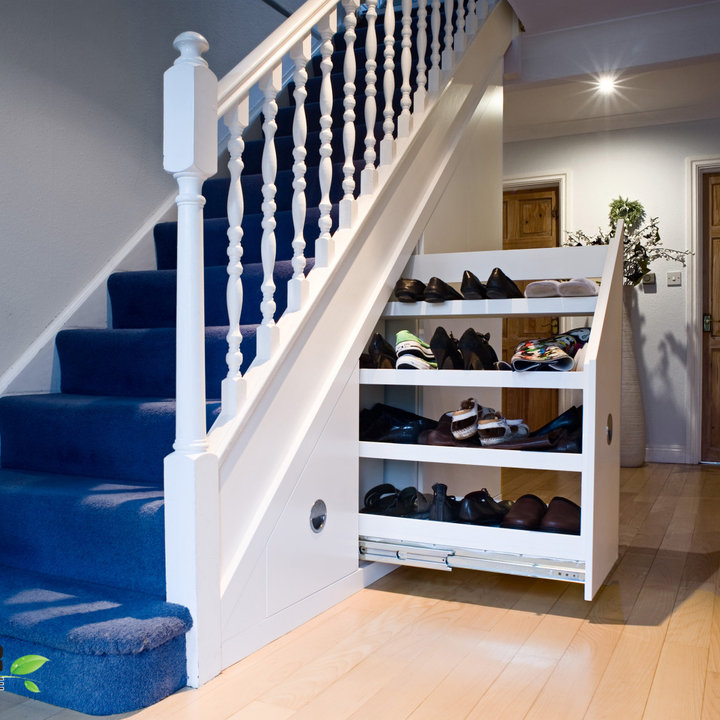 Browse Under Stairs Shoe Storage ideas and designs in Photos Houzz UK