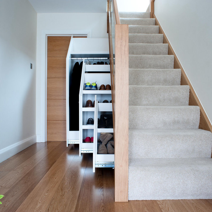 Browse Under Stairs Shoe Storage ideas and designs in Photos Houzz UK