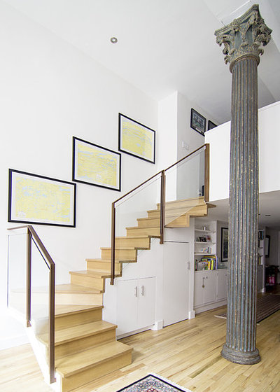 Contemporary Staircase by kimberly peck architect