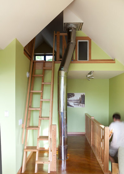 Современный Лестница by Habitat Studio