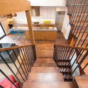 Example of a trendy staircase design in San Francisco