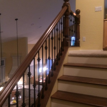 Upper staircase after