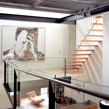 Urban Infill House Staircase