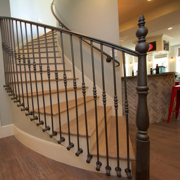 Utah Valley Parade of Homes Spiral Staircase