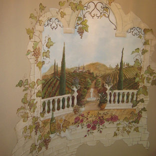 Veranda Mural curved Stairwell