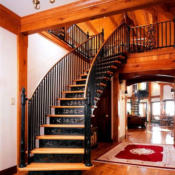 Victorian One Custom Curved Stair