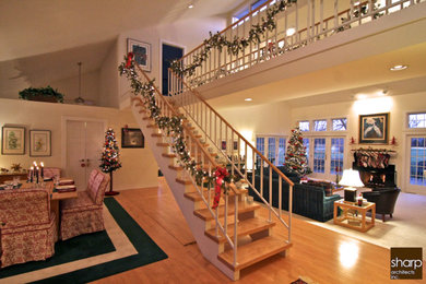 View of Stairs and Family Room