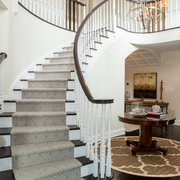 Villanova, PA: Center Hall & Staircase