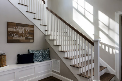 Example of a staircase design in Portland Maine