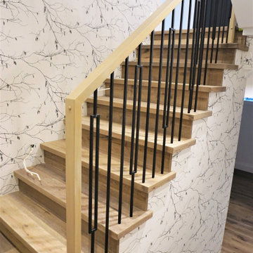 Wallpaper Staircase Project