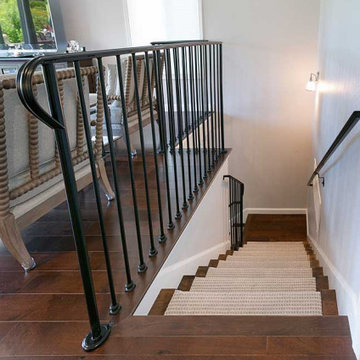 Walnut Creek Transitional Staircase Remodel