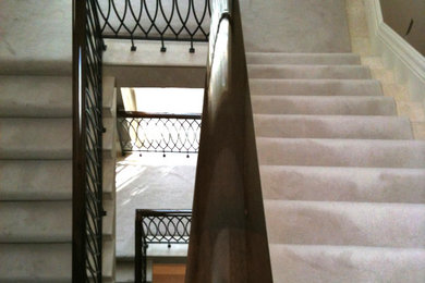 Walnut Handrail French Polishing