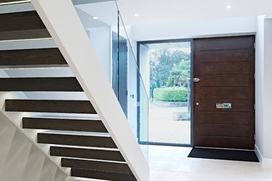 Design ideas for a modern staircase in Dorset.