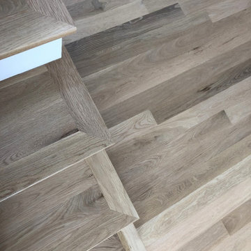 WATER MILL:  4" SELECT WHITE OAK INSTALLED & FINISHED WITH BONA NATURAL SEAL