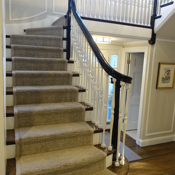 West Newton Stairway by Jill Litner Kaplan Interiors