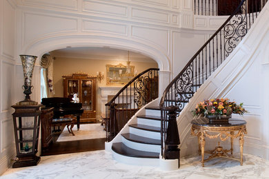 Staircase - victorian staircase idea in Boston
