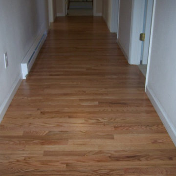 White Oak Staircase and Floor