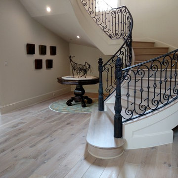White oiled wood flooring