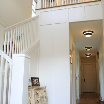 White Paneled Stair