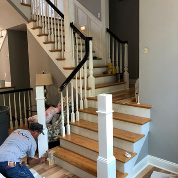 Whole home stairs remodel