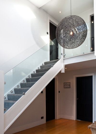 Contemporary Staircase by Boutique Homes