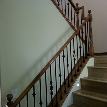 Wikiup staircase (after)
