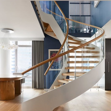 Williamsburg Custom Curved Staircase