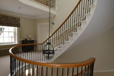 Traditional staircase in Berkshire.
