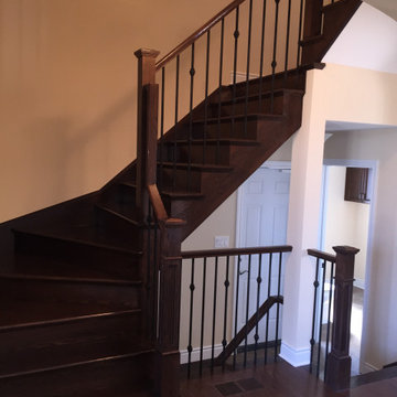 Winder staircase.