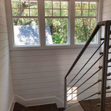 Wood Duck Shiplap Stairs
