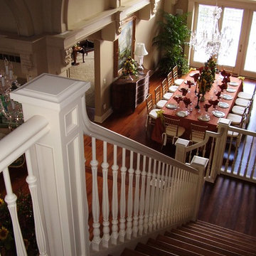 Wood Stairs and Railings