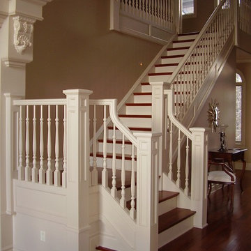Wood Stairs and Railings