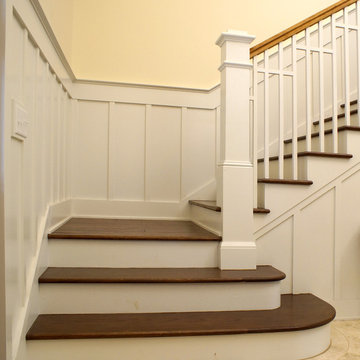 Wood stairway