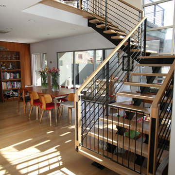 Wood + Steel Staircase