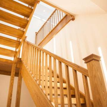 Wooden Staircase & Handrail
