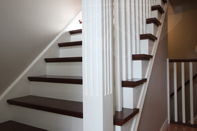 Wooden Stairs with Wooden Balusters
