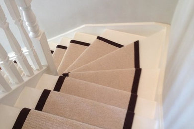 Design ideas for a traditional staircase in Berkshire.