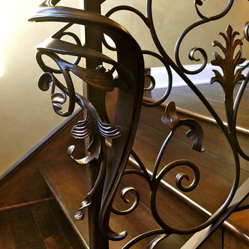 Wrought Iron handrail design