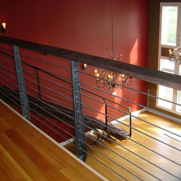Wrought Iron horizontal railings