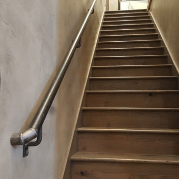 Wrought Iron Stair Handrail