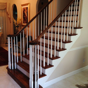 Wrought Iron Stair Project in Mandarin