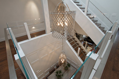 Staircase - transitional staircase idea in Toronto