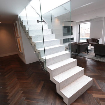 Zigzag Marble Staircases
