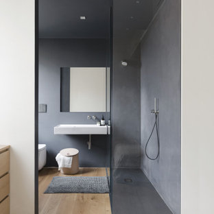Foto di una stanza da bagno minimalista