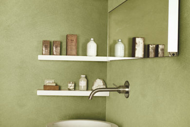 Ispirazione per una stanza da bagno padronale contemporanea con vasca freestanding