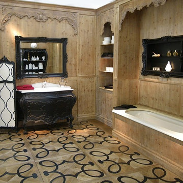 Bathroom in amazing castle in France - Realizzazione stanza da bagno in castello